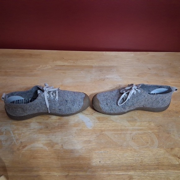 Keen Mosey Derby comfort Shoe Taupe-Felt/Birch-Brown Men 11